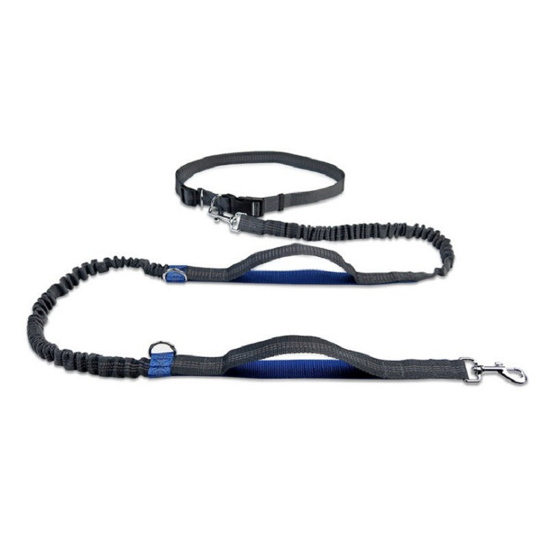 Hands-Free Dog Running Leash / Stretchable Bungee Waist Leash